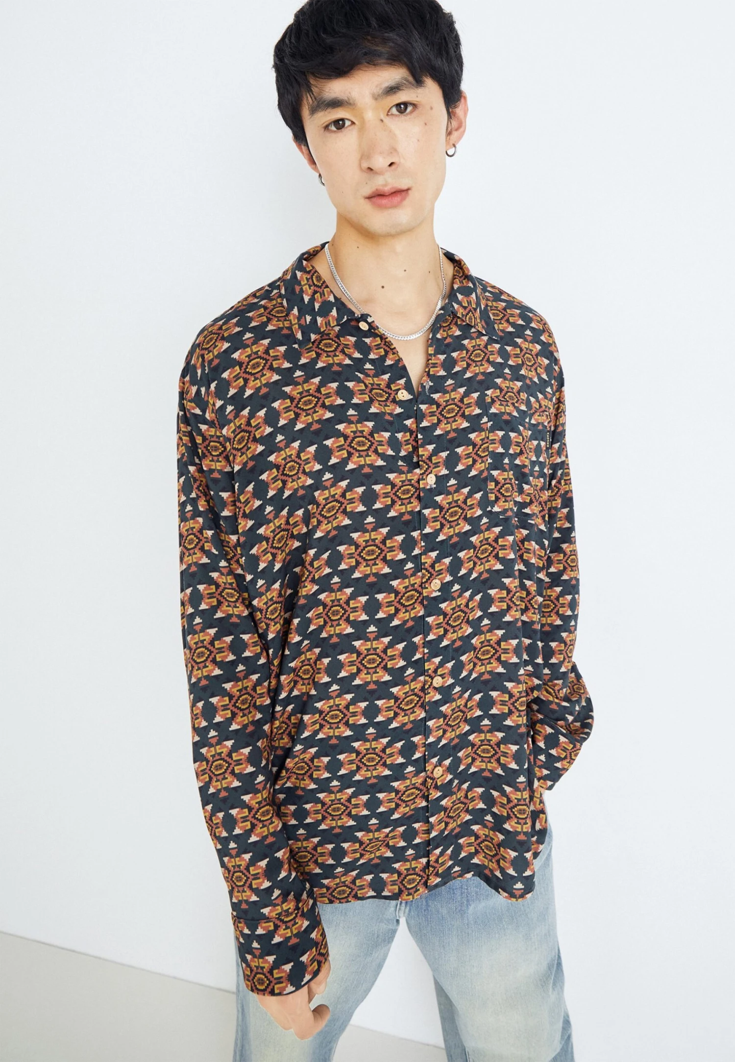 Kaotiko Ethnic Unisex - Camisa - Jade 3 Kaotiko Ethnic Unisex - Camisa - Jade