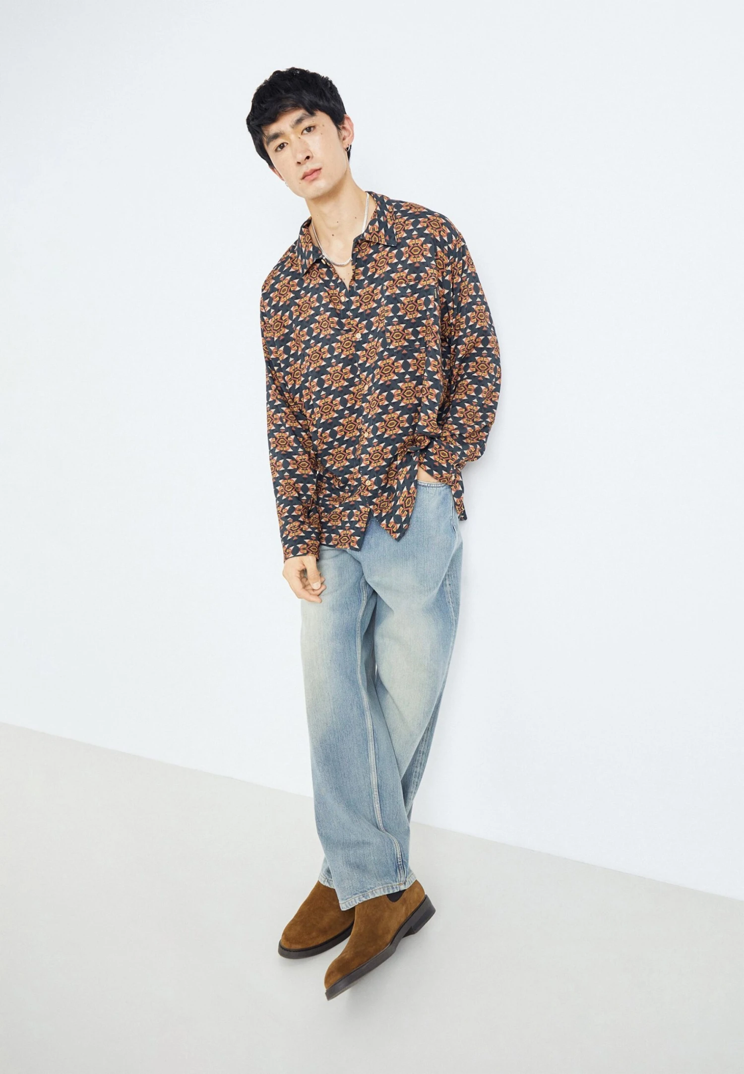 Kaotiko Ethnic Unisex - Camisa - Jade 4 Kaotiko Ethnic Unisex - Camisa - Jade - Image 2