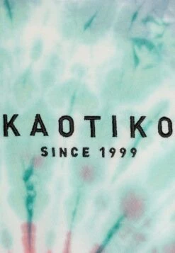 Kaotiko Tie Dye Thabo Unisex - Camiseta Estampada - Green/Burgundy/Grape -Kaotiko Tienda ceb04680bac14e94b2deadaff2a50e89