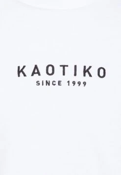 Kaotiko Crew Benton Unisex - Sudadera - White/Heura/Apricot -Kaotiko Tienda cfcba604972e4a5da3f359ececda72d6