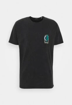 Kaotiko Washed Leopard - Camiseta Estampada - Black -Kaotiko Tienda d2c828a478094d07a893a186394d2a77