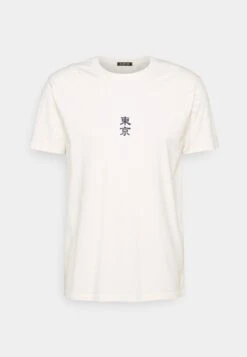 Kaotiko Washed Japanes Flower Ivory - Camiseta Estampada - Ivory