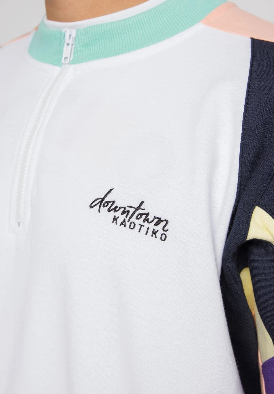 Kaotiko Crew Keoni - Sudadera - Acid Yellow/ Coral 5 Kaotiko Crew Keoni - Sudadera - Acid Yellow/ Coral - Image 3