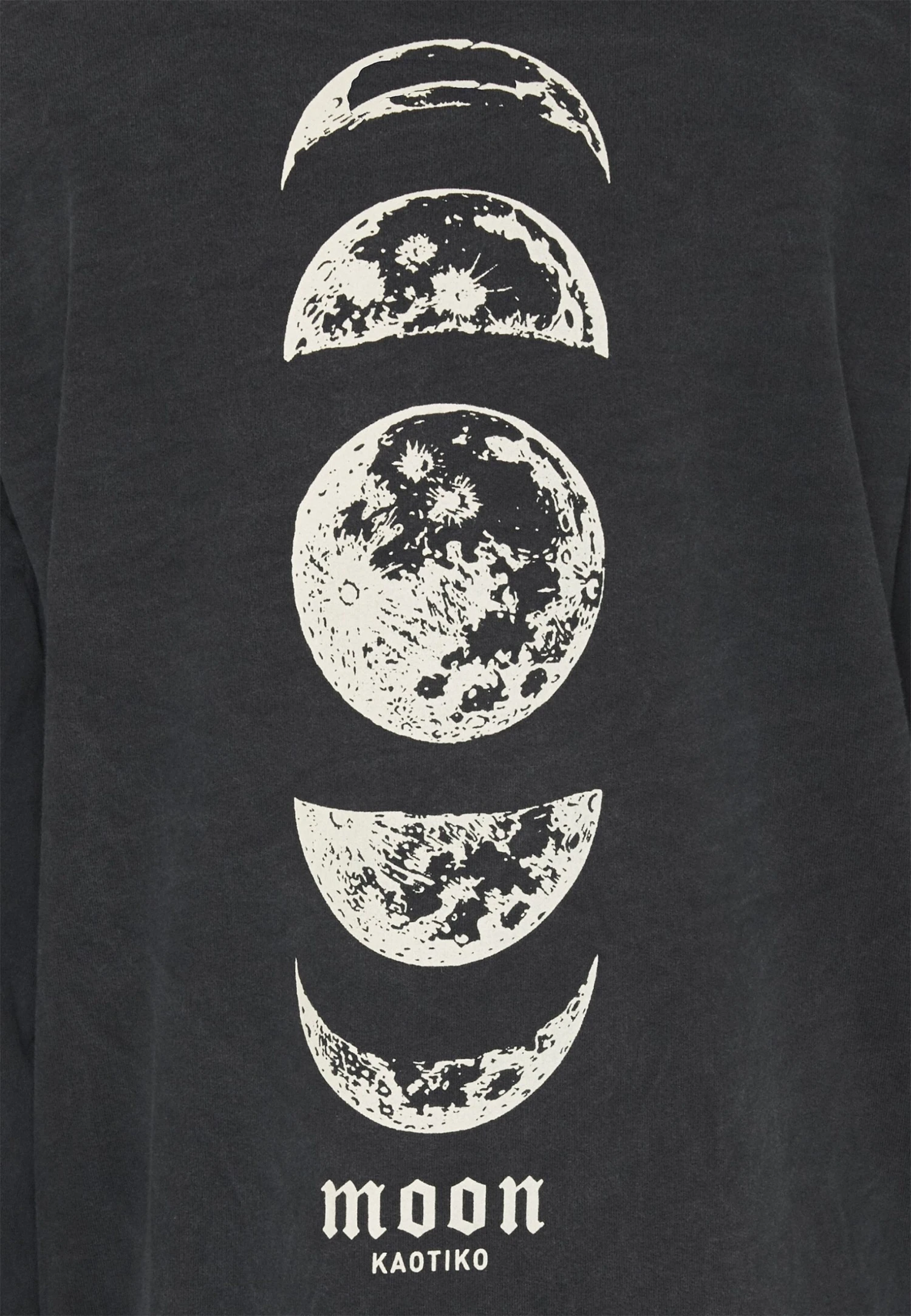 Kaotiko Crew Tie Dye Moon Unisex - Sudadera - Black Acid Wash 5 Kaotiko Crew Tie Dye Moon Unisex - Sudadera - Black Acid Wash - Image 3