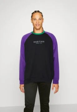 Kaotiko Crew Rang Barin Unisex - Sudadera Con Cremallera - Black/Purple