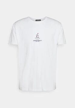 Kaotiko Washed Hand Snake - Camiseta Estampada - White