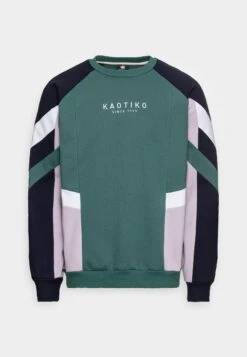 Kaotiko Crew Benton Unisex - Sudadera - Heura/Navy/Malva