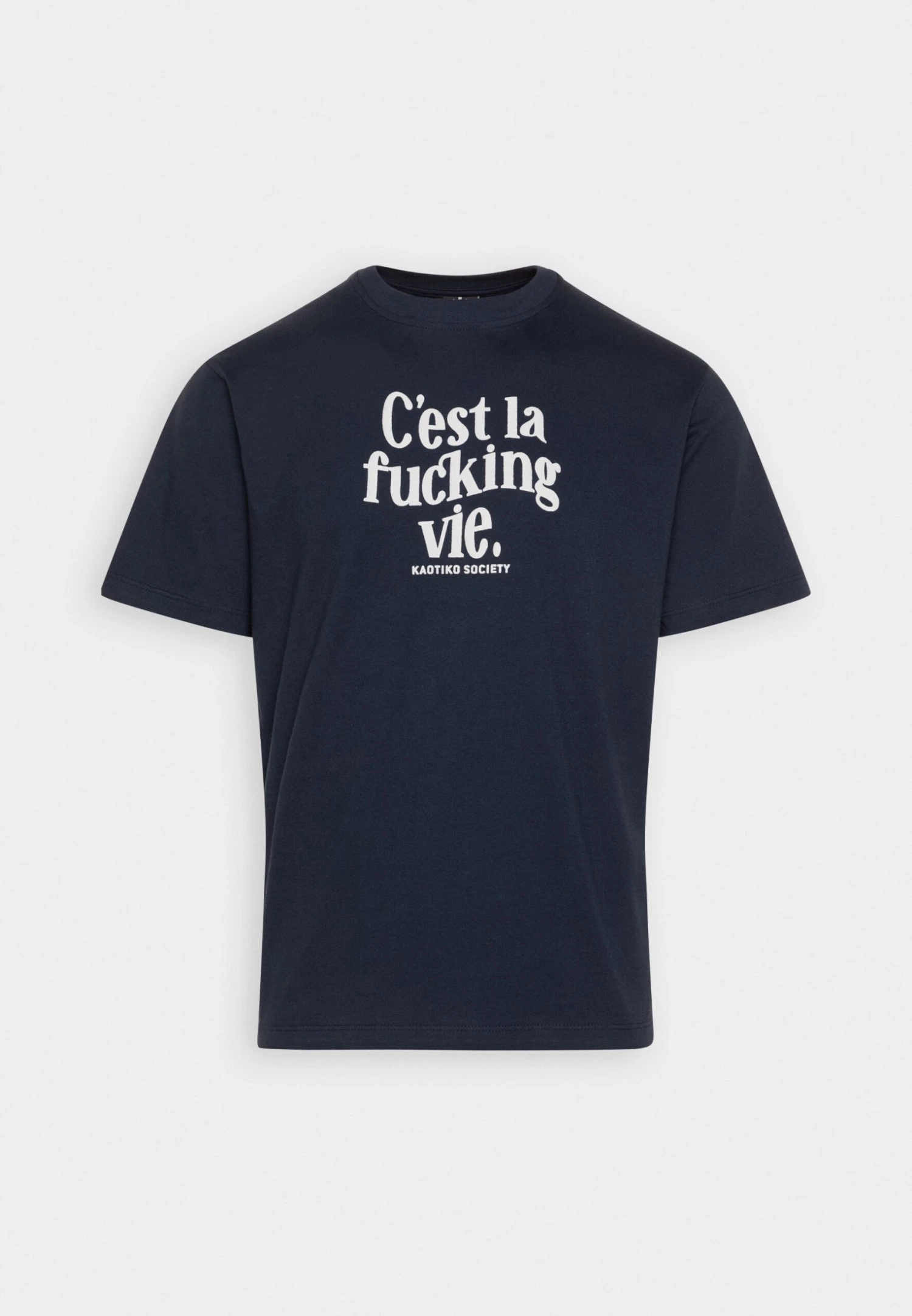 Kaotiko C´Est La Vie Unisex - Camiseta Estampada - Navy 6 Kaotiko C´Est La Vie Unisex - Camiseta Estampada - Navy - Image 4