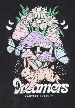 Kaotiko Dreamers Unisex - Camiseta Estampada - Black -Kaotiko Tienda ff0b6d6f833d41c9af3185d25e88ec97